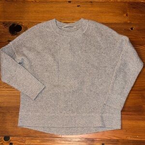 Athleta Habitat sweater grey merino wool XS